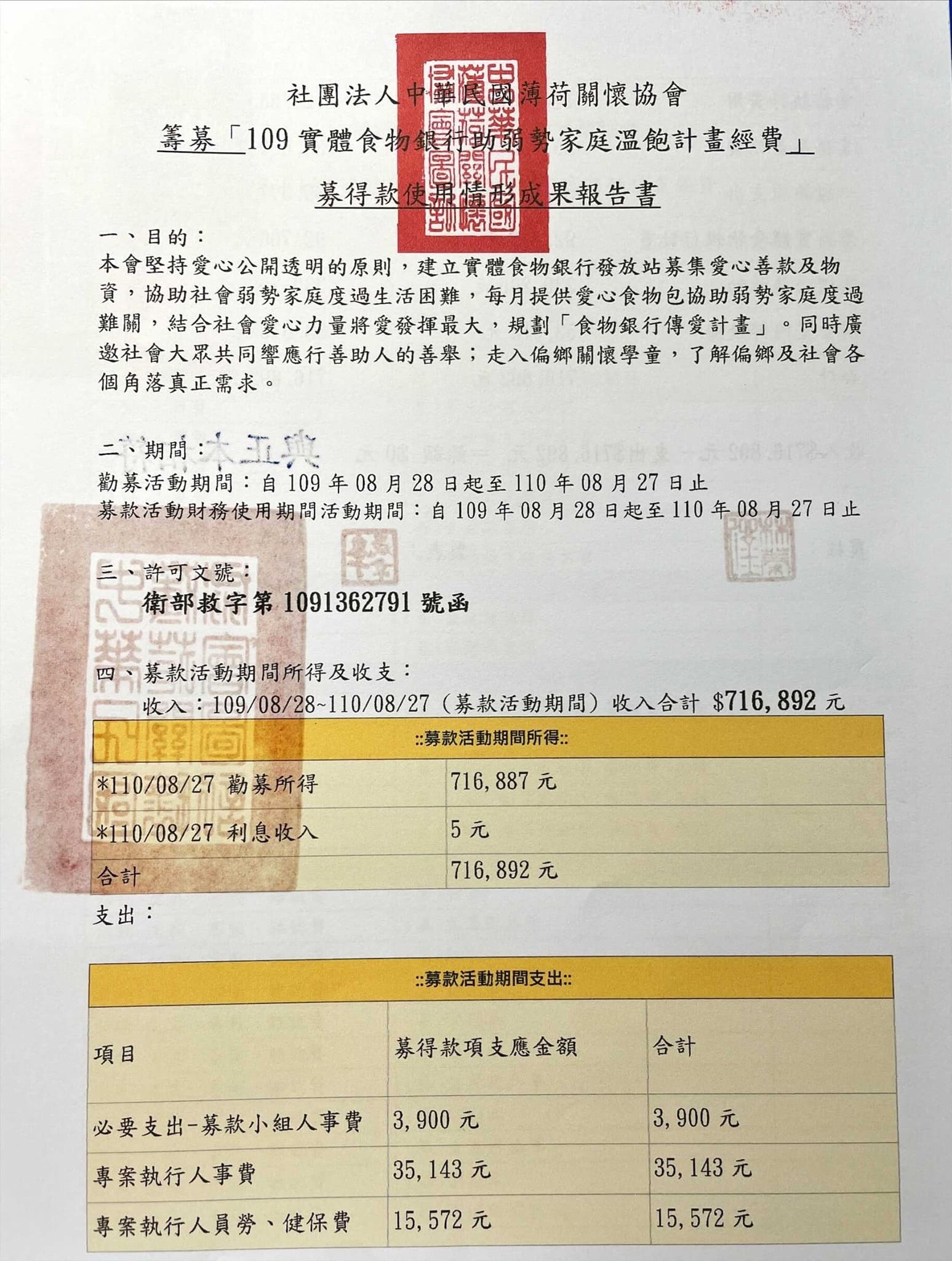 109衛福部辦理公益勸募案說明(標題圖檔)